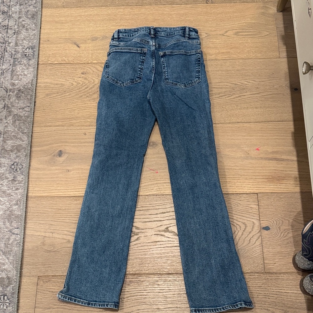 H&M Women's Straight Leg Blue Jeans - Picture 3 of 4